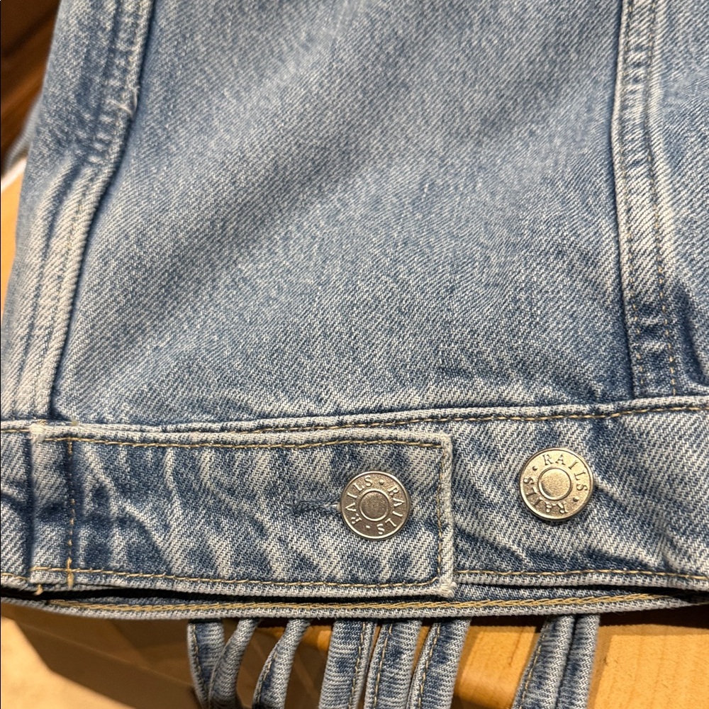Rails Rodeo Jacket Embossed Indigo size M /NWT - Picture 7 of 7